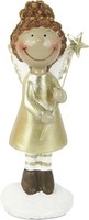 TrendLine Dekofigur Polyresin Engel 13 X 4,5 X 4,5 Cm Gold Dekofigur