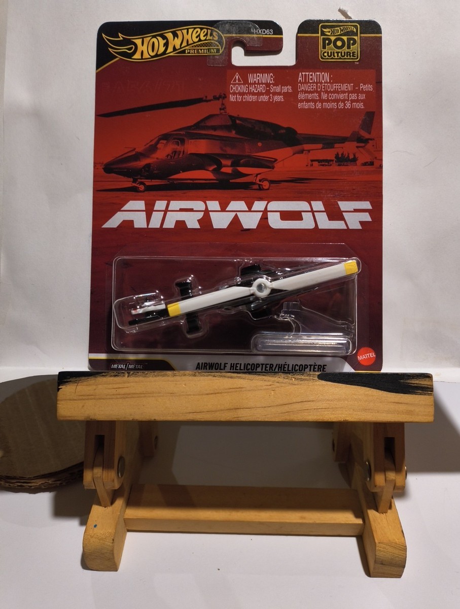 2025 Hot Wheels Premium Pop Culture Airwolf Helicopter/Helicoptere