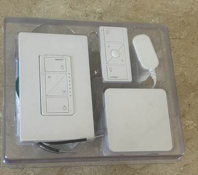 Caseta Lutron Smart Dimmer Kit pd-6wcl L-bdg2 Remote Set New Pj2-3brl