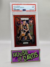 2023-24 Prizm Toumani Camara RC Prizm Red #/299 Trail Blazers PSA 9