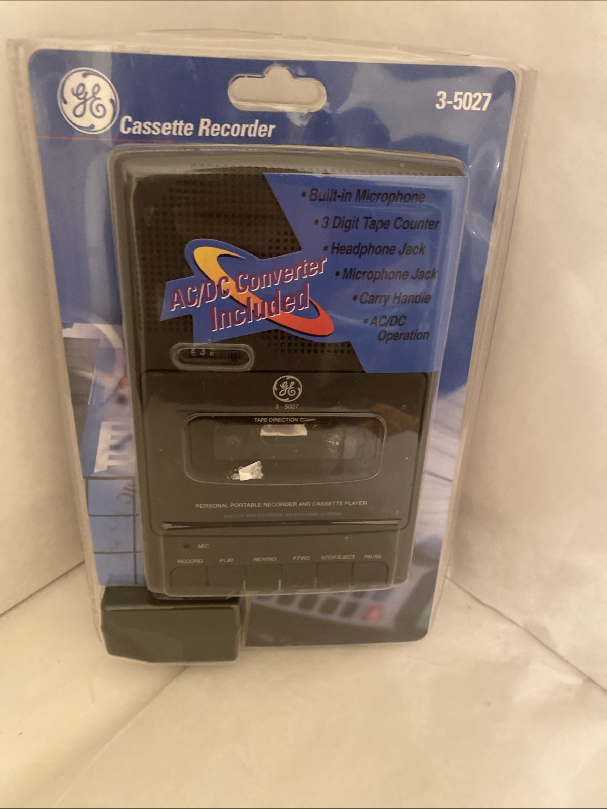 And Cassette Player Model 3-5027 Brand New