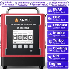 ANCEL L5000 PRO 12V Automotive EVAP Smoke Machine Detects Micro to Major Leaks