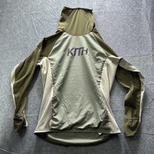 Adidas x Kith Mens Large Multicolor High Neck Long Sleeve KITH 3 Stripe Running