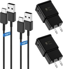 10FT Type-C Fast Charger Wall Adapter for Samsung Galaxy S25/S24