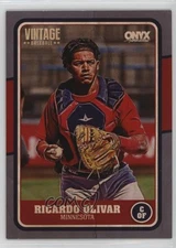 2025 Onyx Vintage Gray Border /99 Ricardo Olivar #OVRIOL