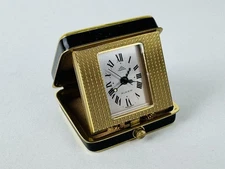 Pontifa Piccolo Orologio Da Viaggio Con Sveglia Movimento Meccanico Swiss Made