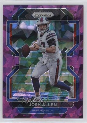 2021 Panini Prizm Purple Ice Prizm 72/225 Josh Allen #117 13bp