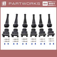 6x Stecker Einspritzdüsen für PORSCHE 911 3.2 Carrera 964 993 +Gummitülle