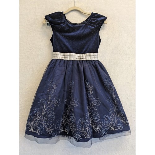 Robe Scintillante Pour Fille My Michelle Taille Large - Bleu, Style A-Line - Occasion Très Bon état