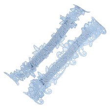 Blue Garter Belt for Bride Women Wedding Bridal Flower Lace Garters