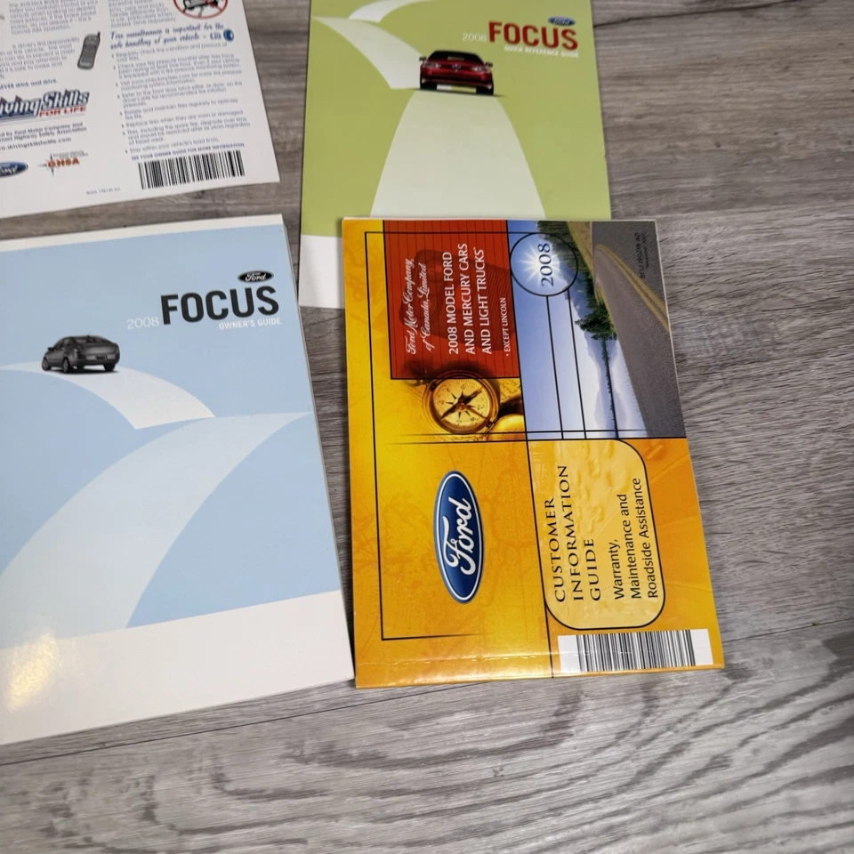 2008 Ford Focus Owners Manuals OEM Free Shipping - Image 2 of 4