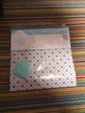 DIY Modern Mini Floor & Wall Covering-Black & White-4 Sheets + 1 Smoothing Tool