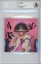 ALL 5 BAND SIGNED Old Dominion AUTOGRAPH Barbara CD Cover Book BAS Beckett COA
