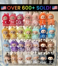 CHOOSE YOUR LETTER Labubu V4 Pin for Love A-Z Popmart Authentic V1 V3 V2