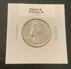 1964 - Washington  Quarter - MS