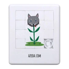 'Wolf Head Flower' Sliding Puzzle (PZ00035590)
