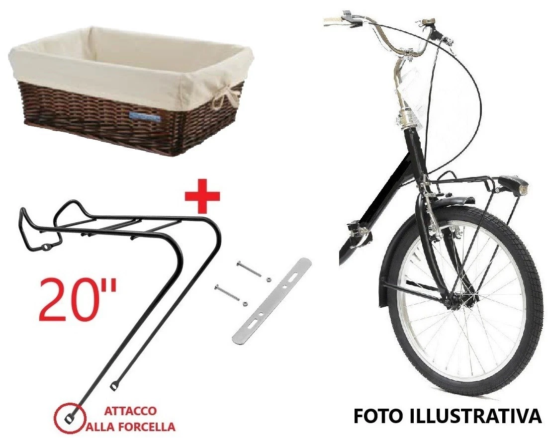 Cestino Per Bicicletta In Vimini BB.BikeBasket Touring - 11