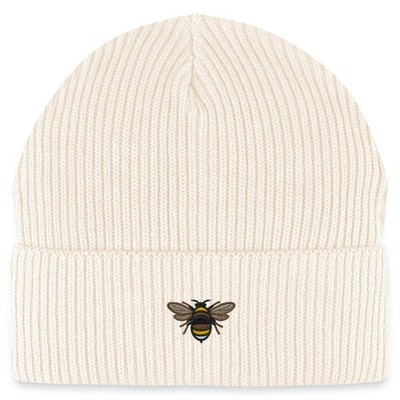 Stickmotiv Hummel Lustiges Tier Design Bio Fisherman Beanie Mütze, One size