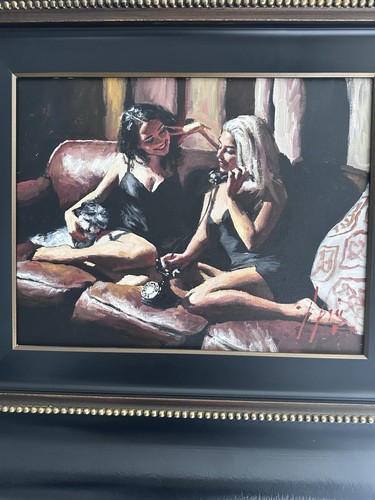 Fabian Perez Original Oil On Canvas - Picture 2 of 6