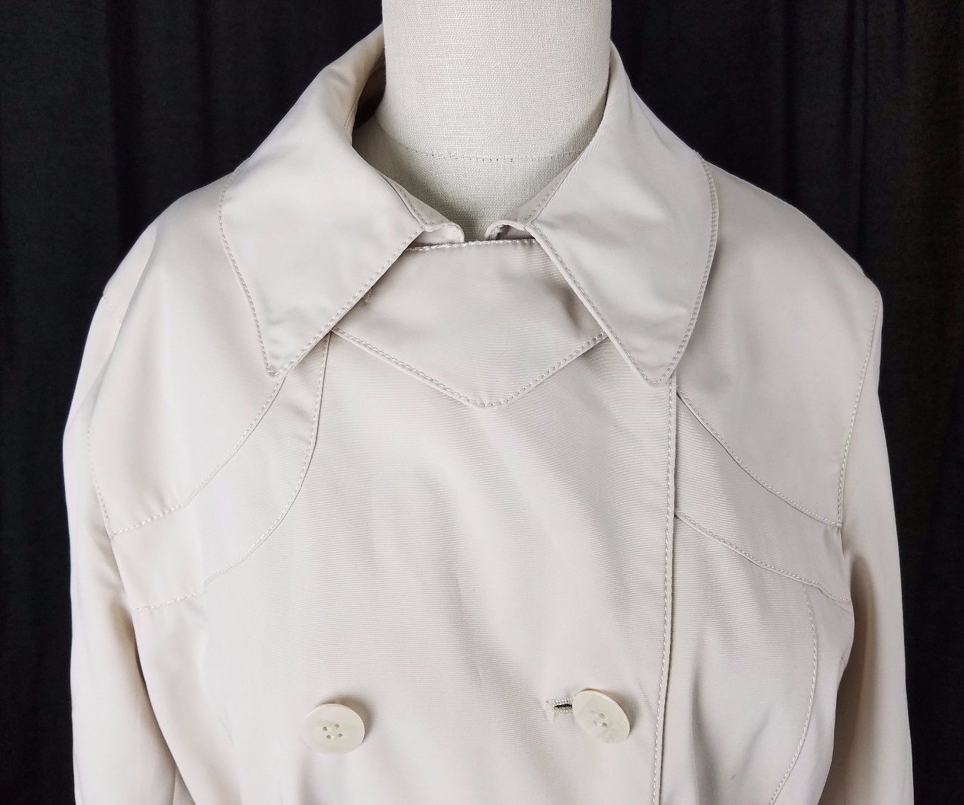 Fitz-Wright Petite Double Breasted Belted Tie All… - image 3