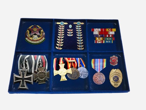 Alu-Großer-Münzkoffer-Diamant Look-&-münztableaus IN Blu Rosso Scuro - Foto 153 di 171