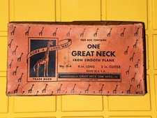 Vintage Great Neck G-4 Carpenters Wood Plane ...