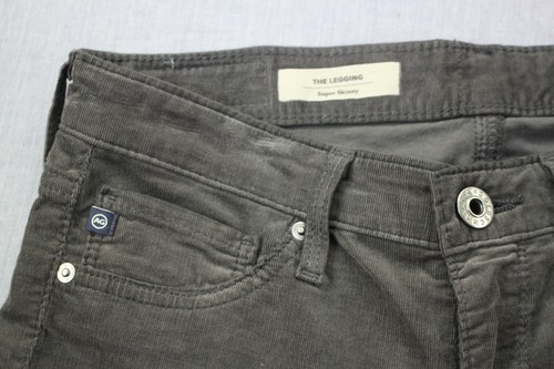 AG Adriano Goldschmied USA Women Gray Super Skinny Leggings Pant 24R 26x32 $168 - Picture 3 of 5