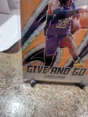 2023-24 LEBRON JAMES PANINI MOSAIC GIVE AND GO NUMBERED 07