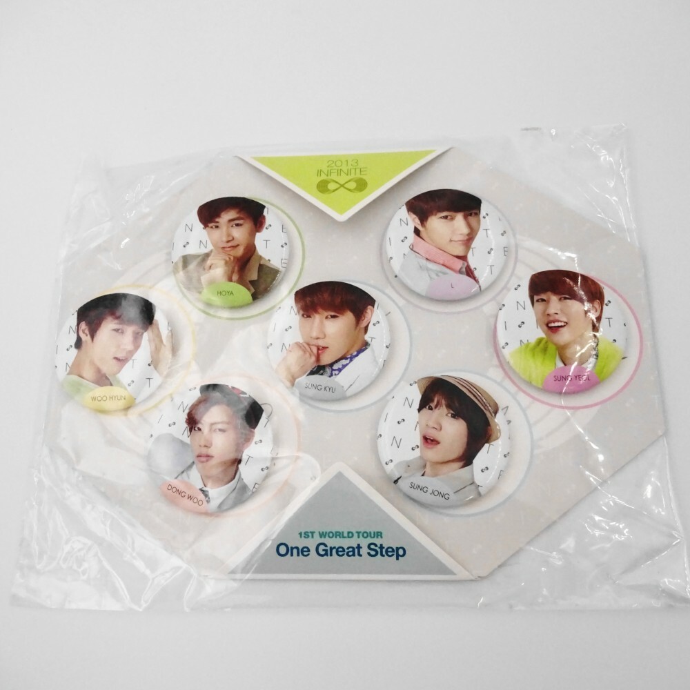INFINITE 2013 ST WORLD TOUR One Great Step badge | eBay