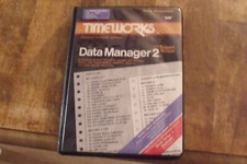 Data Manager 2 Timeworks Commodore 64 128 C64 Vintage Big Box Software Free S/H