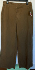 GOOD AMERICAN Relaxed Wide Leg Skate Pants WOMENS SIZE 8 / 29 X 32 BROWN NEW