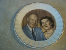 President and Mrs Dwight Eisenhower Decorative Plate