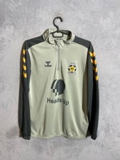 Cambridge United Training Football Soccer Jacket Gray Hummel Men Size XS/S