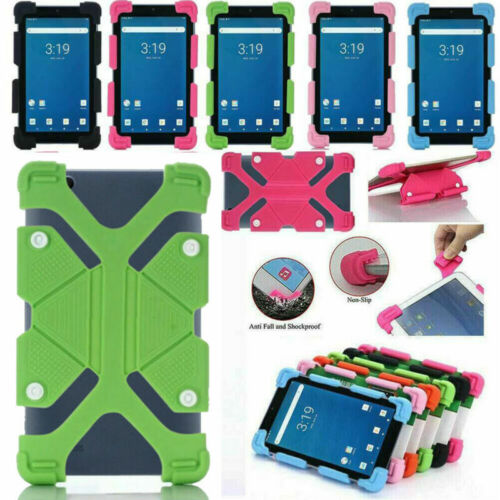 For 7 - 8 inch Tablet PC Shockproof Silicone Case Cover Universal Protective LA