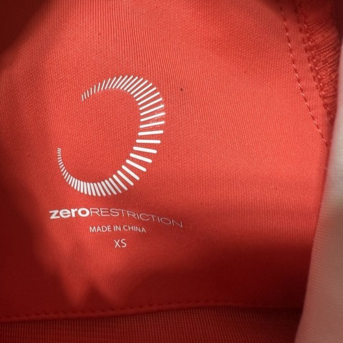 Zero Restriction Shirt Womens Medium Performance Golf 1/4 Zip Pullover Red XS - Picture 6 of 7