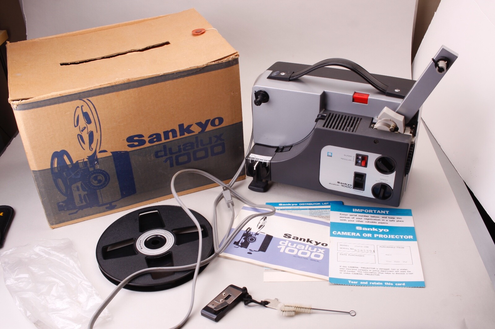 2 x DRIVE BELTS for The SANKYO DUALUX 