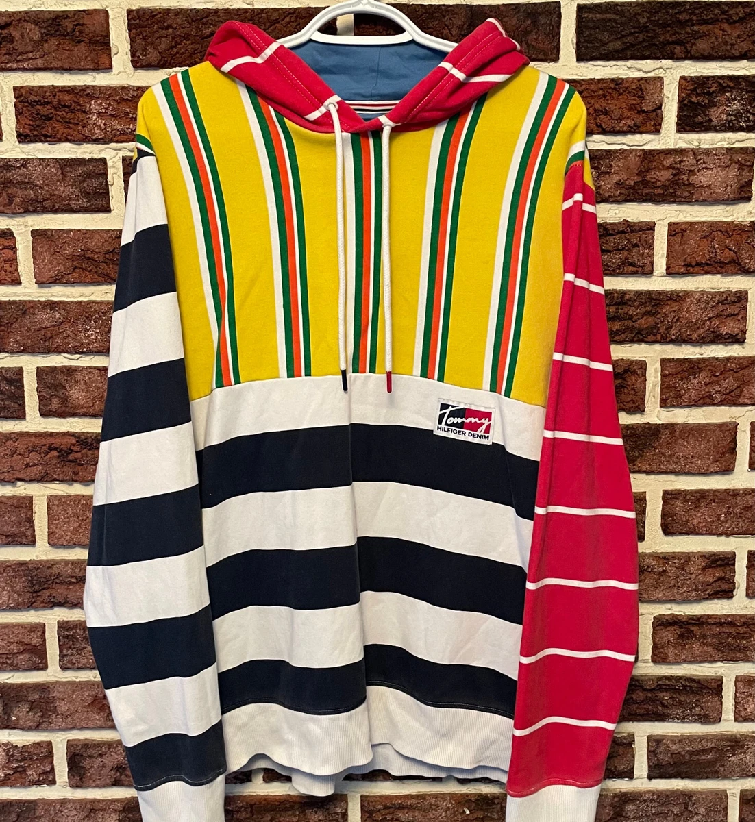 Tommy jeans top colour block hoodie