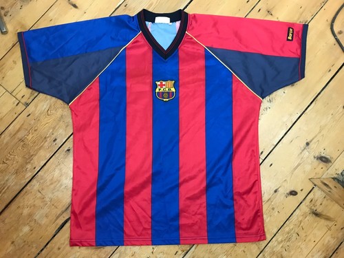 FC BARCELONA football SHIRT XL home FOOTBALL JERSEY KLUIVERT 9 CAMISETA MAGLlA - Picture 3 of 17