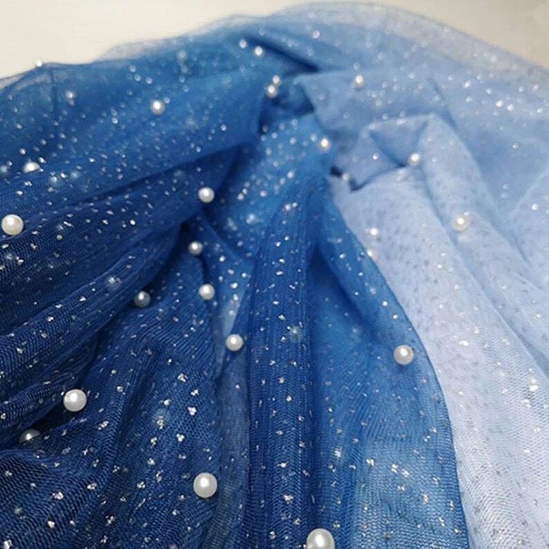 Navy blue mesh fabric sale