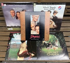 British Laserdiscs Lot of 5 Dangerous Liaisons Persuasion Secret Garden Browning