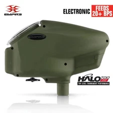 Empire Halo Too Limited Edition Electronic Paintball Loader Hopper - Olive