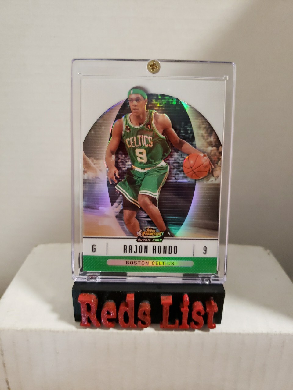 2006-07 Finest Green Refractor 197/199 Rajon Rondo #72 Rookie RARE Celtics FHOF
