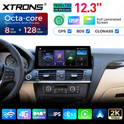 12.3& 8GB 128GB ANDROID 12 Autoradio GPS DAB DSP CarPlay Für Audi A4 A5
