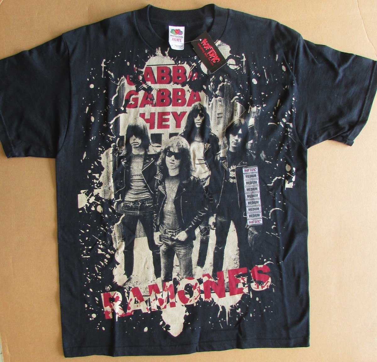 RAMONES Gabba Gabba Hey Tシャツ 2005年製 Ramones Gabba Gabba Hey T-Shirt Black New | eBay