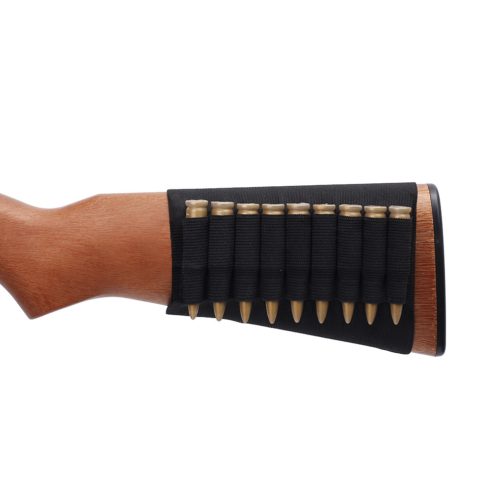 2pc Shotgun & Rifle Butt Stock AMMO HOLDER Bullet Gun Sleeve Shell