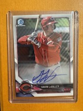 2018 BOWMAN CHROME BASEBALL GAVIN LAVALLEY CPA-GL PROSPECT AUTO REDS