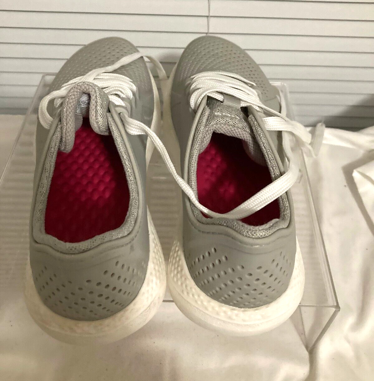 CROCS RUBBER GRAY WOMEN'S RUBBER TENNIS SHOES 205234 … Gem