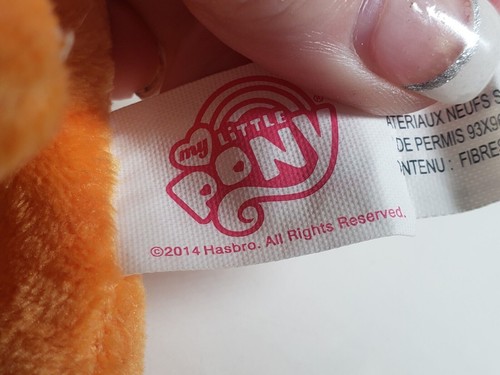 My Little Pony Plush Applejack Apple Jack Stuffed Toy Aurora Clip On 5 Inch 2014 - Picture 5 of 6