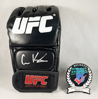 Junior Dos Santos Signed Autographed UFC Glove Beckett BAS COA a