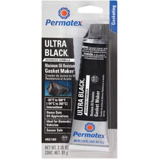PERMATEX ULTRA BLACK HI-TEMP RTV SILICONE GASKET MAKER 3.35 OZ PART# 82180